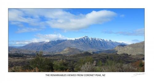 Remarkables from Coronet Peak